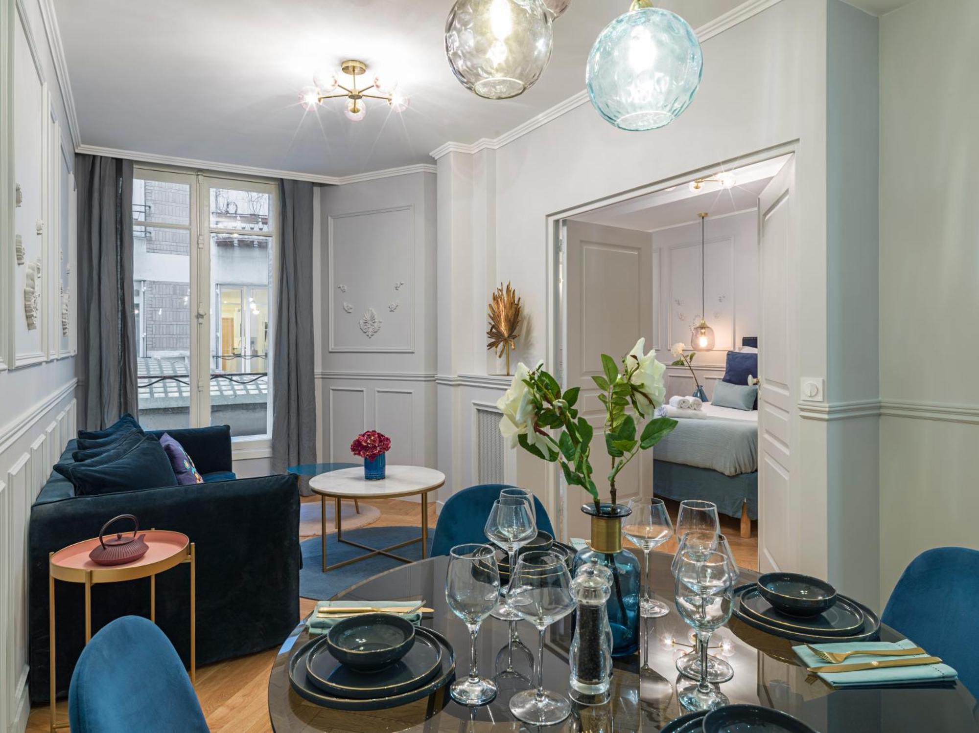 The Blue Pearl Apartment Paris Ruang foto